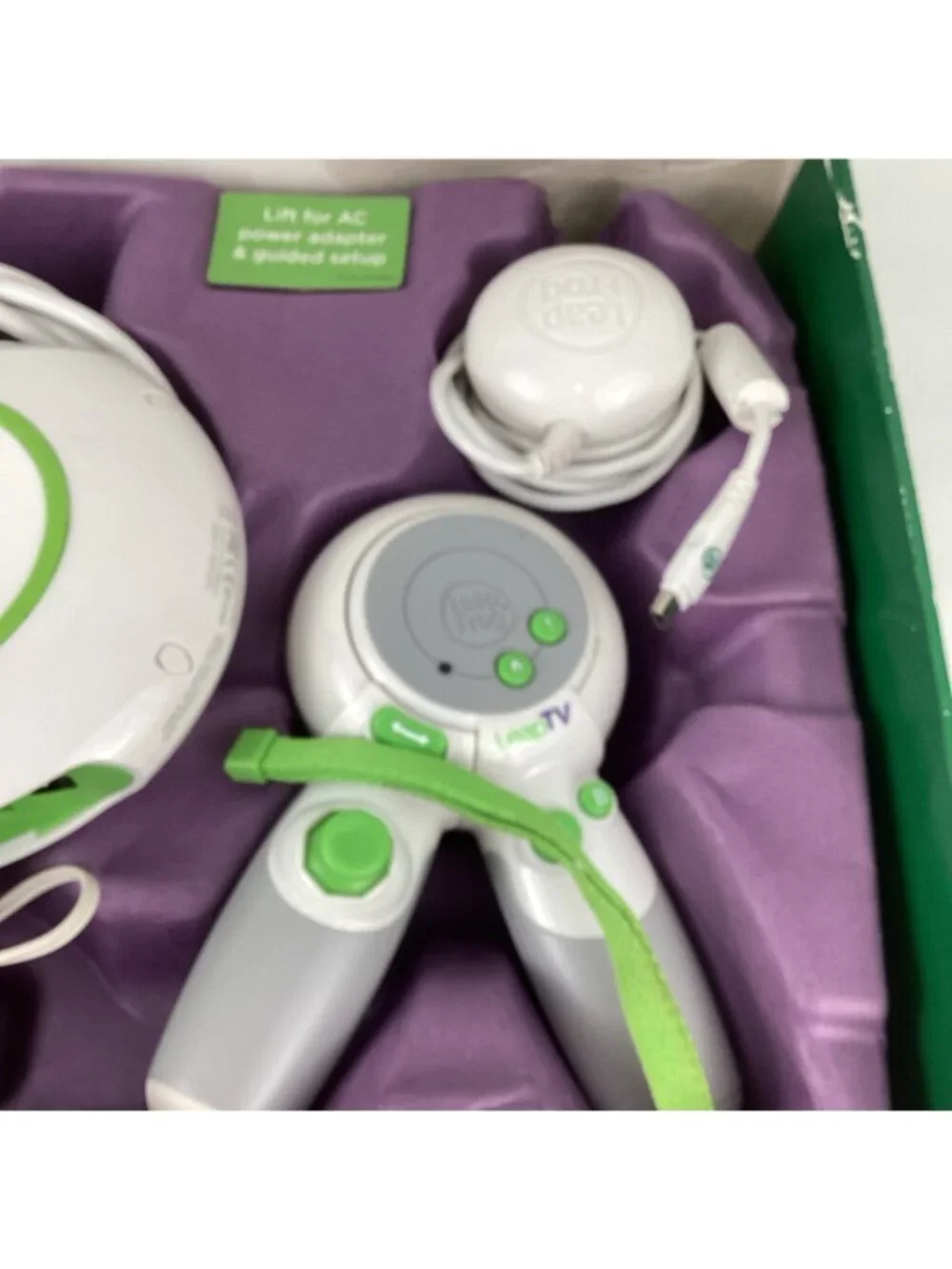Leap Frog Leap TV Educational Active Video Gaming System Interactive TESTED